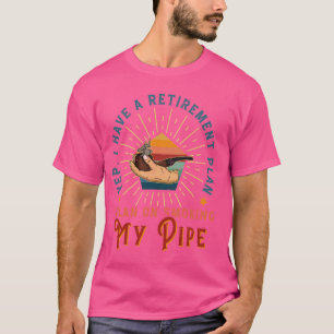 Pipe dad cuban Nicotine relaxing aromatic gentlema T-Shirt