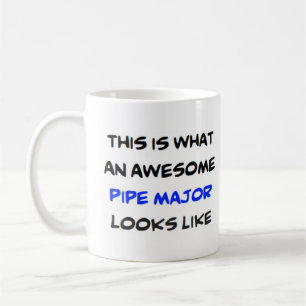 pipe major, awesome coffee mug
