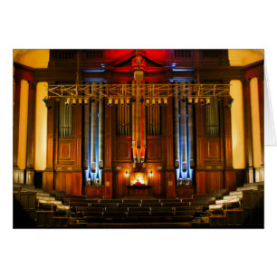 Pipe organ and organist