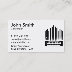 Pipe Organ Business Card