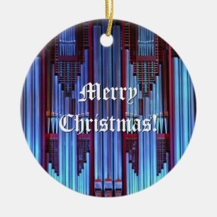Pipe organ Christmas ornament