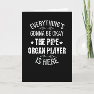 Pipe Organ Gifts   Pipe Organ Player Gifts Card