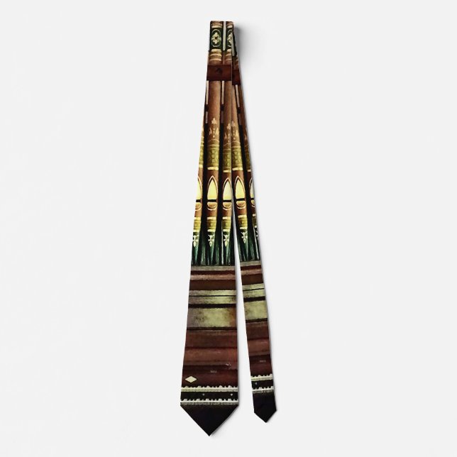Pipe Organ In Church Tie (Front)