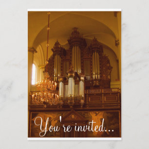 Pipe Organ invitation