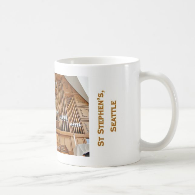Pipe organ mug - Seattle (Right)