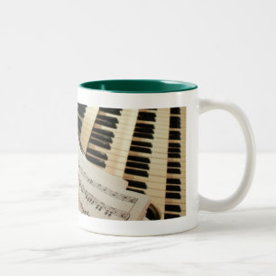 Pipe organ music mug