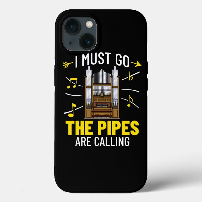 Pipe Organ Piano Organist Instrument Music Musicia Case-Mate iPhone Case (Back)