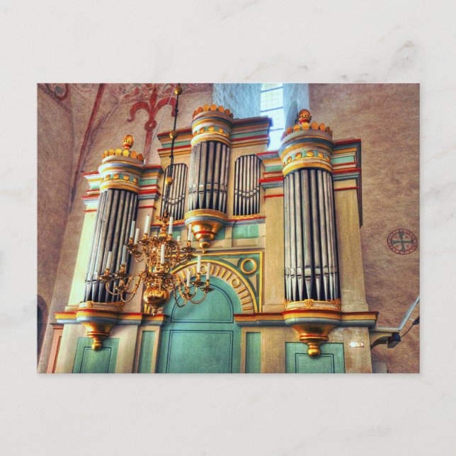 Pipe Organ Postcard (Front)
