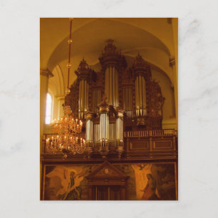 Pipe Organ postcard