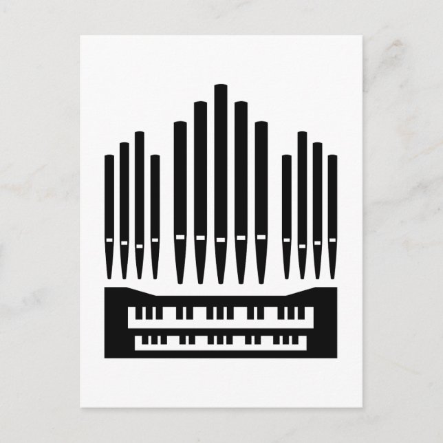 Pipe Organ Postcard (Front)