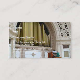 Pipe Organ Spreckels Business Card