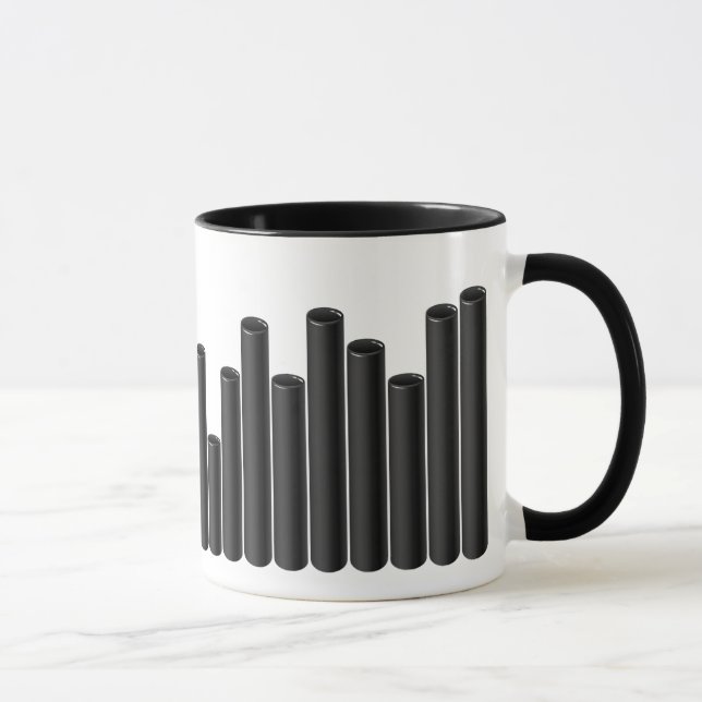 Pipe pattern mug (Right)