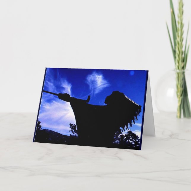 Pipe prayer for you card (Front)