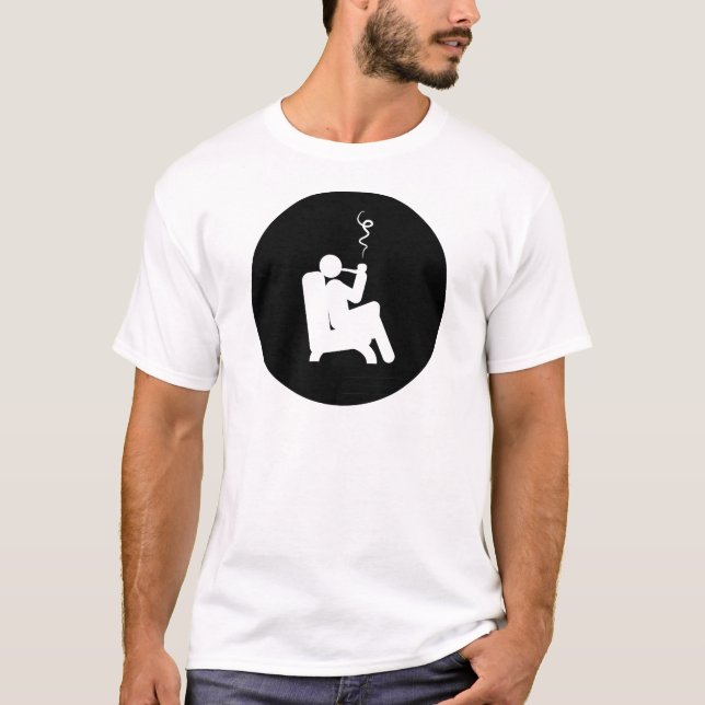 Pipe Smoking T-Shirt (Front)
