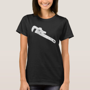 Pipe Wrench Pipe Fitter Plumber Plumbing T-Shirt