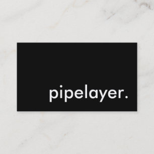 pipelayer. business card