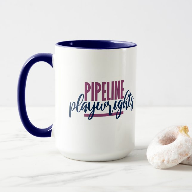 Pipeline Playwrights Mug (With Donut)