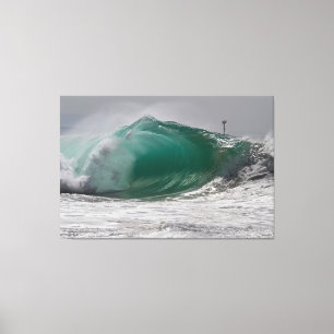 Pipeline WEDGE, Newport Beach 🌊 Canvas Print