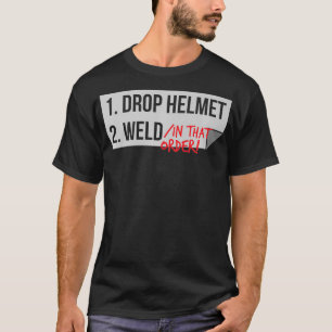 Pipeliner Cheat Sheet Funny Pipeline Welder Safety T-Shirt