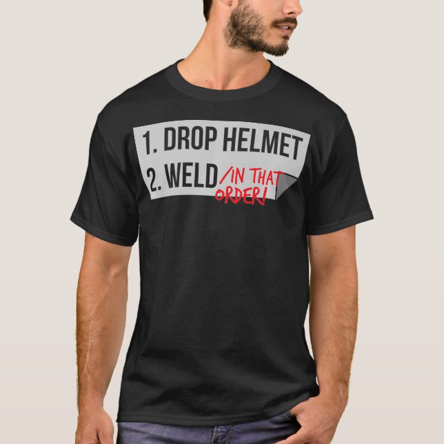 Pipeliner Cheat Sheet Funny Pipeline Welder Safety T-Shirt (Front)