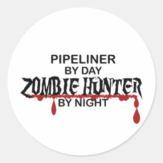 Pipeliner Zombie Hunter Classic Round Sticker