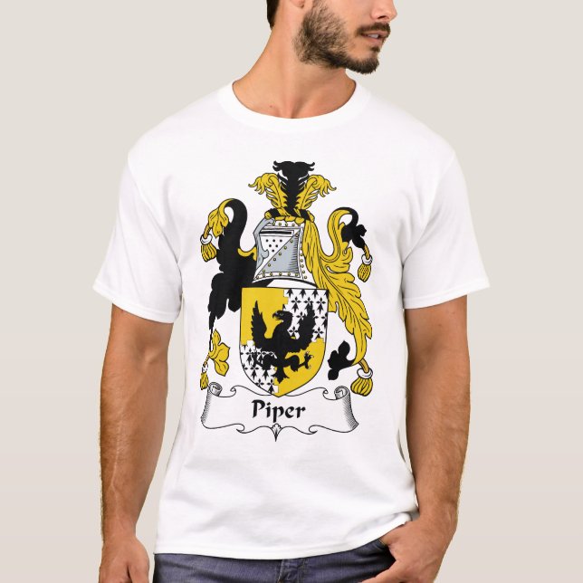 Piper Family Crest T-Shirt (Front)