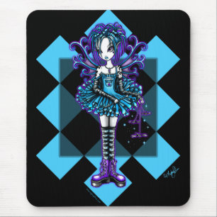 "Piper" Harlequin Dragonfly Fairy Mouse Mat