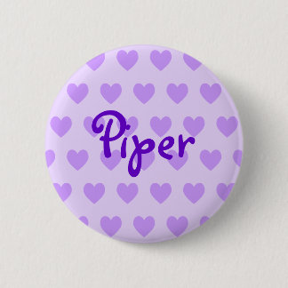 Piper in Purple 6 Cm Round Badge