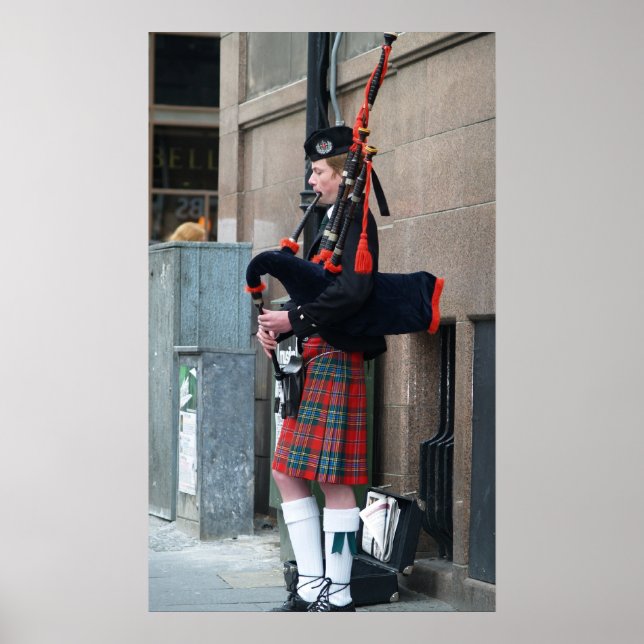 Piper on the Royal Mile Poster (Front)