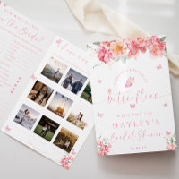 Piper Peony Butterfly Bridal Shower Game Booklet