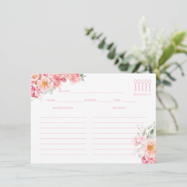 Piper Poney Recipe Enclosure Card (Standing Front)