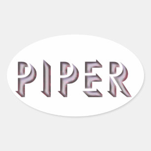 Piper sticker name