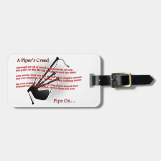 Piper's Creed Luggage Tag