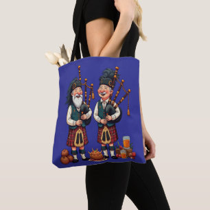 Pipers Duties For The Haggis Procession Burns Tote Bag