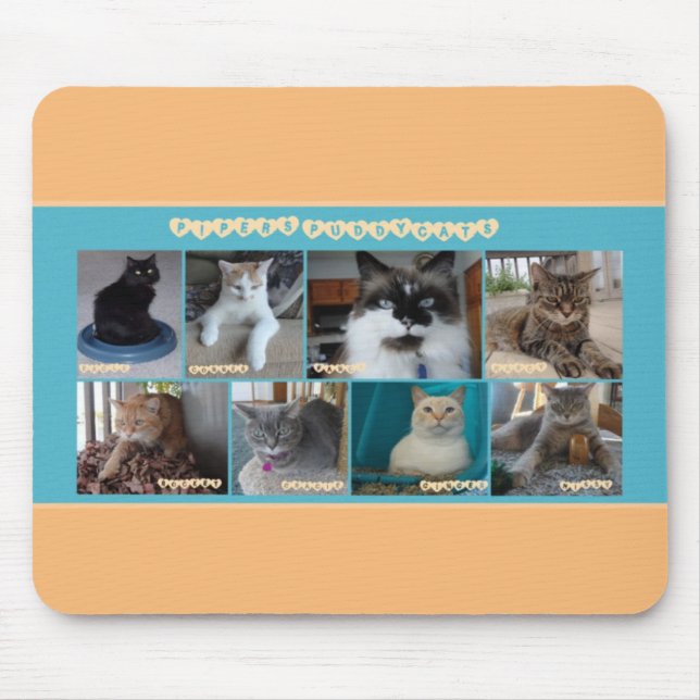 PipersPuddycats Mouse Pad (Front)