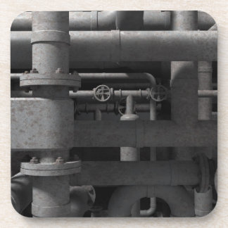 Pipes and Valves Industrial Coaster