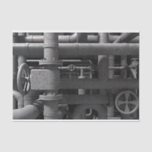 Pipes and Valves Tissue Paper
