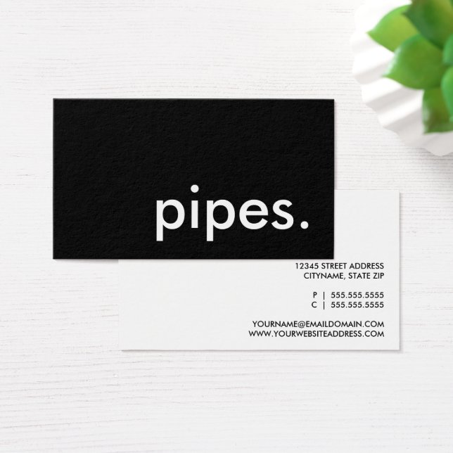 pipes. (colour customisable) (Desk)