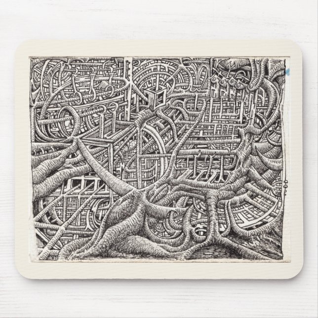 Pipescape, by Brian Benson Mouse Mat (Front)