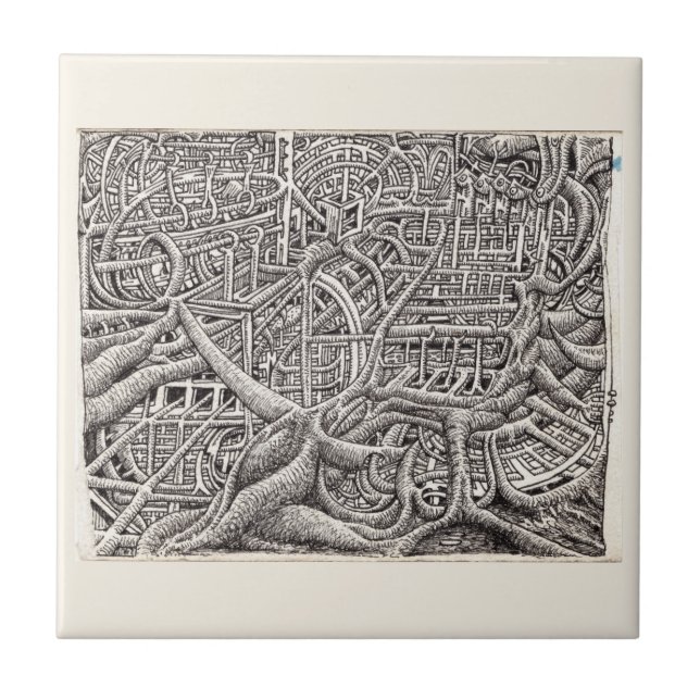 Pipescape, by Brian Benson Tile (Front)