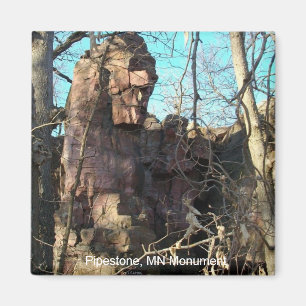 Pipestone, MN Monument Magnet