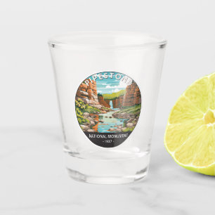 Pipestone National Monument Minnesota Circle Shot Glass