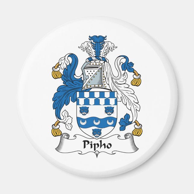 Pipho Family Crest Magnet (Front)