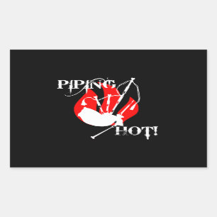 Piping Hot! Rectangular Sticker