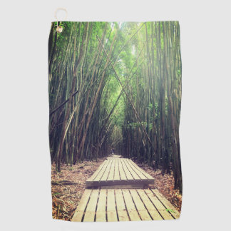 PIPIWAI TRAIL BAMBOO FOREST MAUI HAWAII HALEAKALA GOLF TOWEL