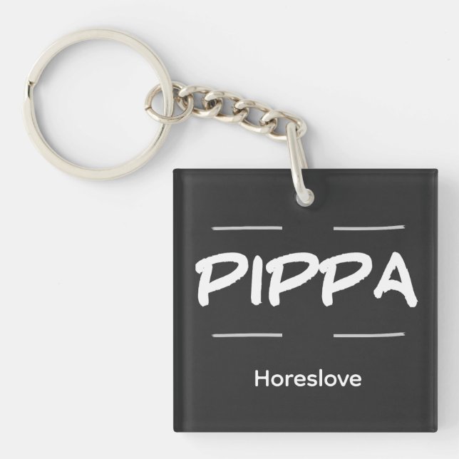 Pippa Key Ring (Front)