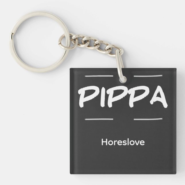 Pippa Key Ring (Front)