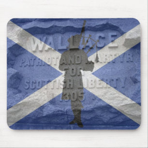 Pipper Tribute - Willam Wallace Scotland patriot Mouse Mat