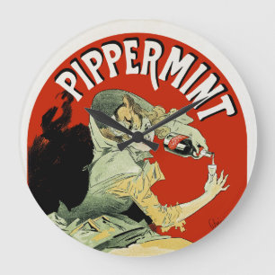 Pippermint Large Clock