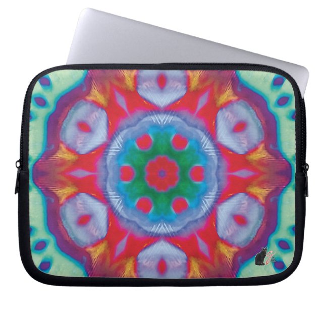 Pippin Kaleidoscope Laptop Sleeve (Front)